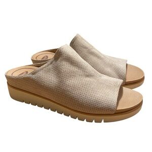 Dr. Scholl's Women's Go for It Slide Sandals in the Oyster ❤️SZ 9
